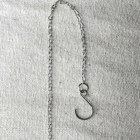 Suncatcher Silver Tone Chain Rainbow Crystal Home Office Indoor Outdoor Decor - Picture 4 of 4